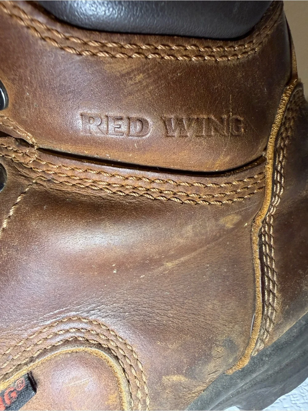 Red Wing Men’s 11 Brown Leather Safety Toe EH Oil Resistant Work Boots